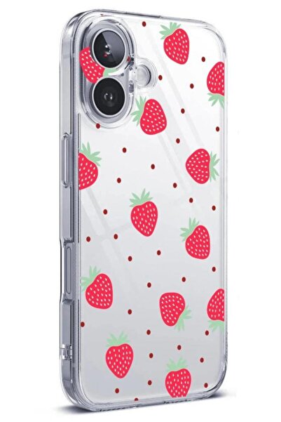 3GEN CASE İphone 16 Uyumlu Desenli Şeffaf Silikon Kılıf