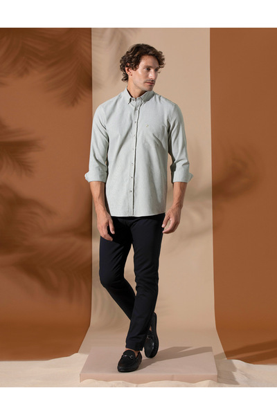 Pierre Cardin Siyah Slim Fit 5 Cep Chino Pantolon 50271249-VR046