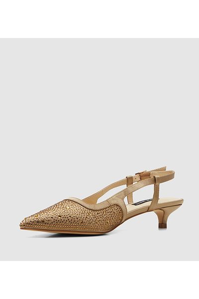 Nine West Women Gold Sandals