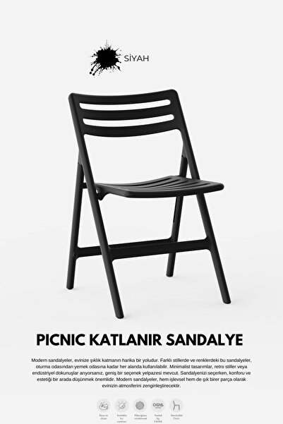 Daim Plastik PİKNİK KATLANABİLİR SANDALYE