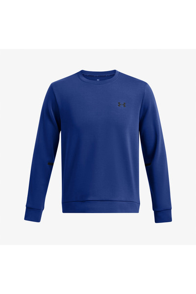 Under Armour Unstoppable Flc Crew Eu Erkek Mavi Sweatshirt