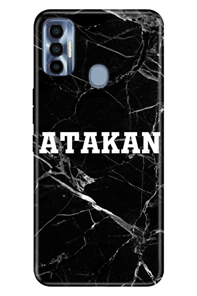 TECNO Spark 7 Pro Uyumlu Kılıf İsim Yazılı Kişiye Özel Silikon Model-12