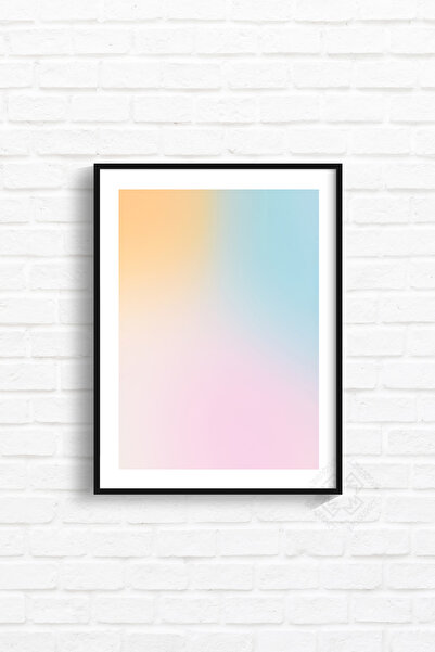 Basquiart Poster din seria Aura cu ramă din lemn, numărul picturii: 25