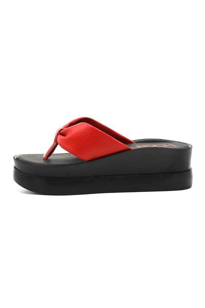 Voga 2583 Sandale cu toc pană Papuci casual anatomici