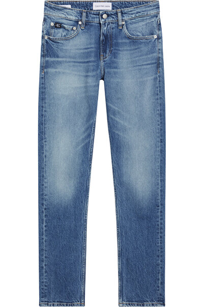 Calvin Klein بنطال جينز بقصّة Slim Fit باهت