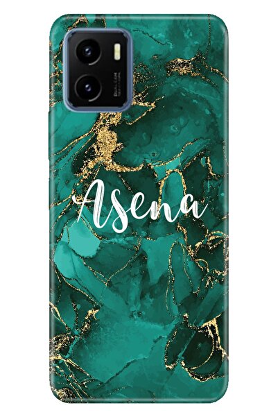 vivo Y15s Uyumlu Kılıf İsim Yazılı Kişiye Özel Silikon Model-44