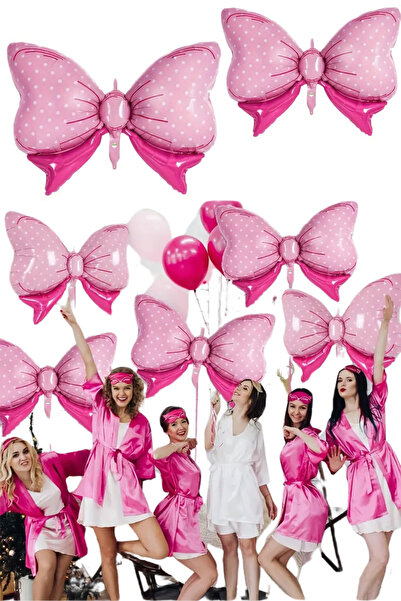 Öz Ambalaj Büyük Boy Fiyonk Folyo Balon Doğum Günü-Bride To be