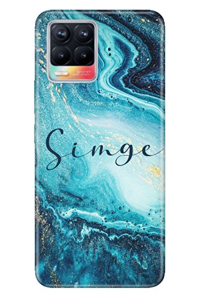 realme 8 - 8 Pro Uyumlu Kılıf İsim Yazılı Kişiye Özel Silikon Model-29