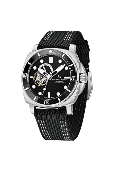 Pagani design PD-1736 Erkek 200M Su Geçirmez Otomatik Mekanik Saat Safir Kris...