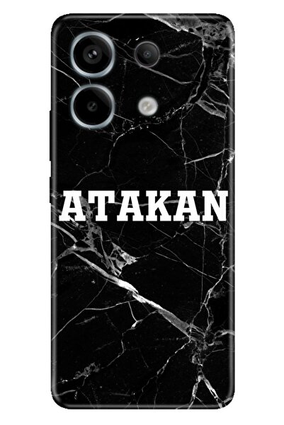 POCO X6 - Xiaomi Redmi Note 13 Pro 5G Kılıf İsim Yazılı Kişiye Özel Silikon Model-12