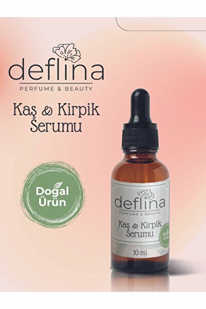 DEFLİNAKOZMETİK Kaş ve Kirpik Serumu 10 ml Daha Dolgun ve Güçlü Kaş ve Kirpikler