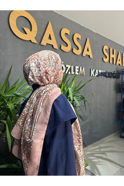 QASSA SHAL Ethnic Pattern Lotus Powder