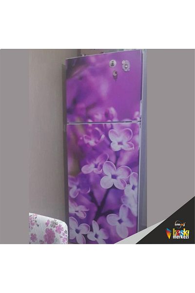 Bigaimaj Capac pentru frigider și mașină de spălat vase acoperit cu folie liliac-violet