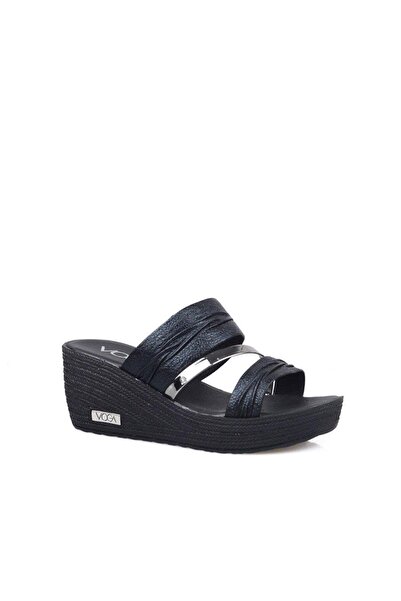 Voga 2044 Comfort Casual Dolgu Taban Kadın Terliği