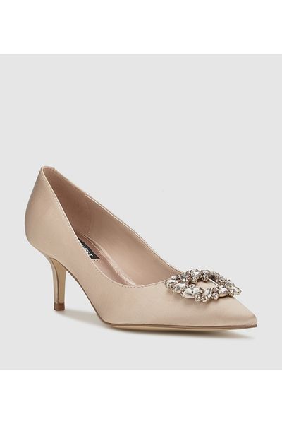 Nine West Women Beige Shoes