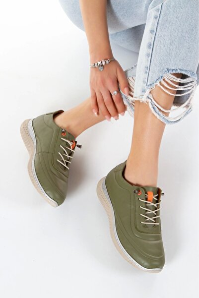 AYMODA AYAKKABI 1115 أحذية رياضية تشريحية يومية من الجلد الطبيعي للاستخدام ال...