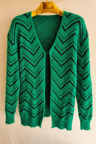Trade Bazaar Women's Soft Bearded Knitwear Cardigan