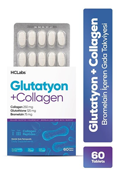 HCLABS Glutatyon+Collagen 60 Tb.