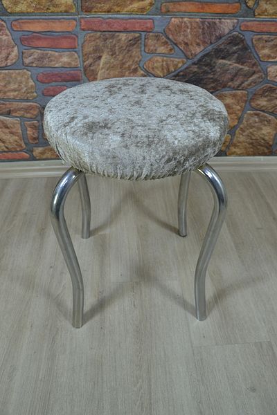 COVER TEKSTİL Βελούδινο Υφασμάτινο Καλύμματα Σκαμπώ 6 Τεμαχίων