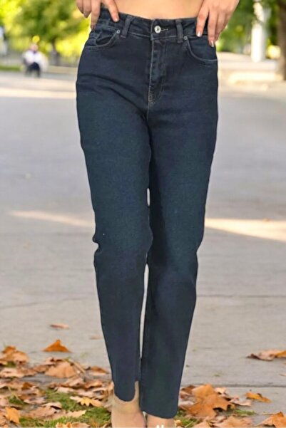 yagmurberen MOM FIT Visok struk ŽENSKE TRAPER PANTALONE SA USKIM NOŽICAMA OD ...