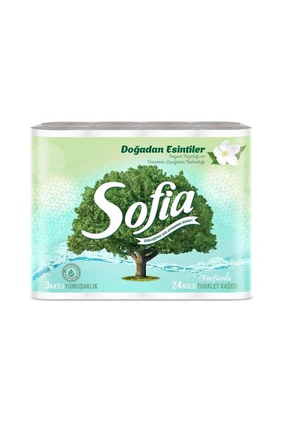 Sofia Pack of 24 Jasmine Scented Toilet Papers