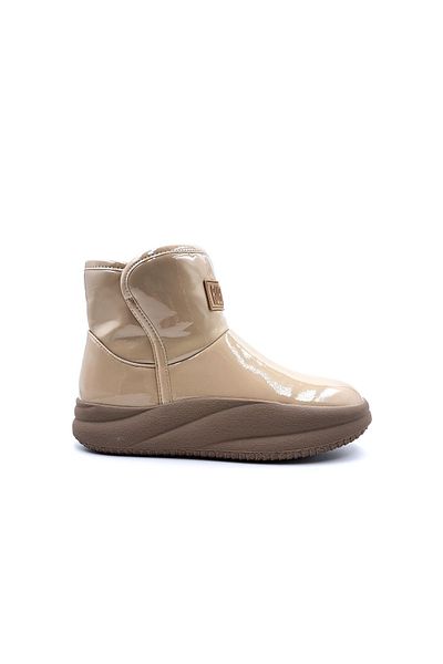 Guja Γυναικείες μπότες Rubbugg Beige - Μαλακό λουστρίνι με γούνα στο εσωτερικό