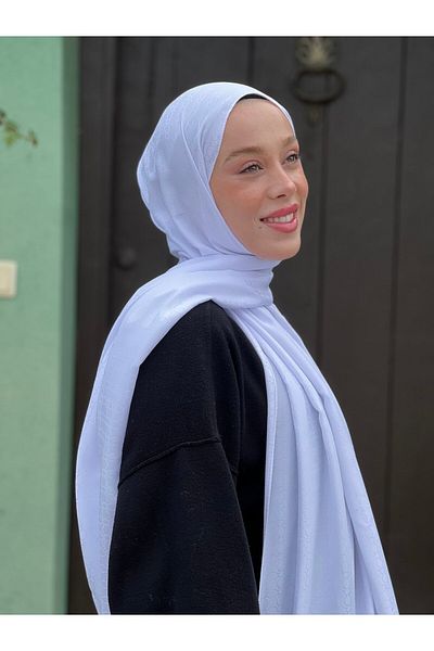 Modakaşmir Şal cu model de trifoi din seria Jacquard mătăsos