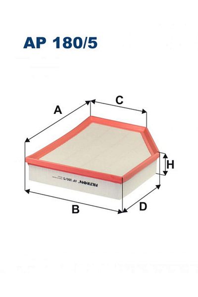 Filtron Air Filter Volvo V40 D2 D3 D4 T2 T3 T4 T5 2013 Gnzrz