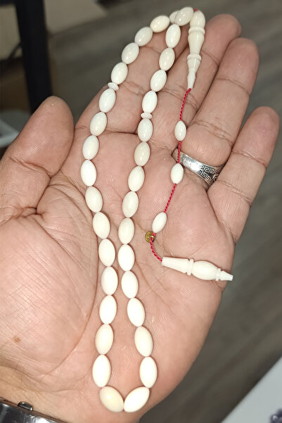 TAŞÇIZADE Narçıl Ağacı 7 x 11 mm Arpa Kesim Natural Ağaç Tesbih