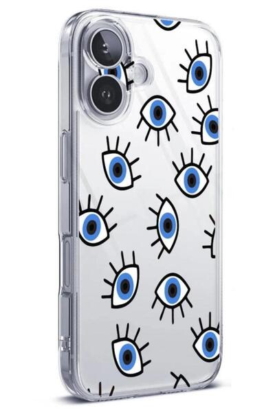 3GEN CASE İphone 16 Plus Uyumlu Desenli (Kamera Korumalı) Şeffaf Silikon Kılıf