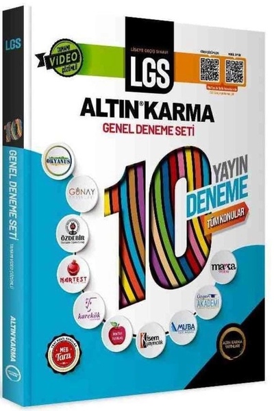 Altın Karma Yayınları ALTIN KARMA YAYINLARI 8. Sınıf LGS 10 Yayın 10 Deneme Seti