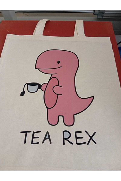 GİFTORA Funny Humor-5 Printed Raw Cloth Bag 35X40 cm