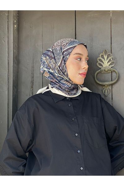 Modakaşmir Borealis Pattern Twill Scarf