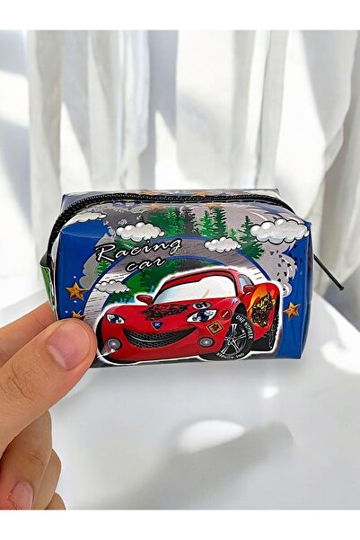 MAB Children's Coin Purse - with Car, Cartoon Pattern, 9.5X5X6Cm, Back to School Gift