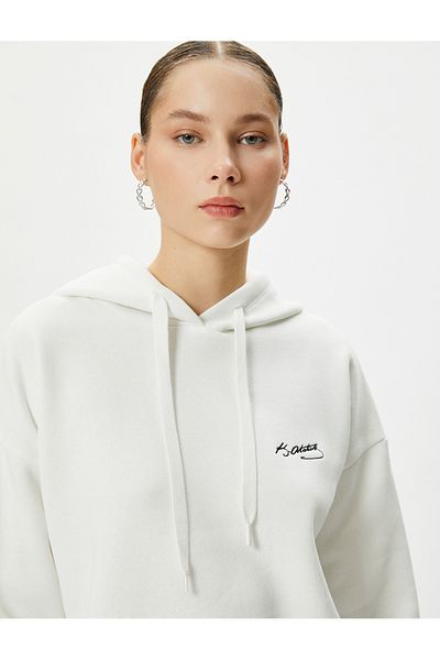 Koton Women's Ecru Sweatshirt