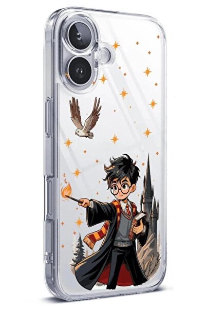 3GEN CASE İphone 16 Uyumlu Desenli Şeffaf Silikon Kılıf (Kamera Korumalı)