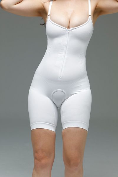 MİSTİRİK White Tavern Model Women &Apos; S Bodyshaper with Zipper and Agraph