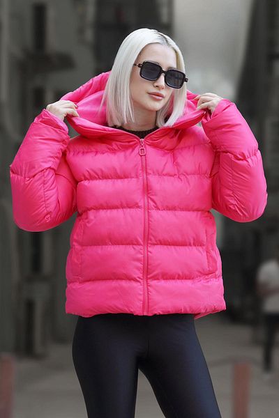 Pink Women Winter Jackets Styles Prices Trendyol Page 9