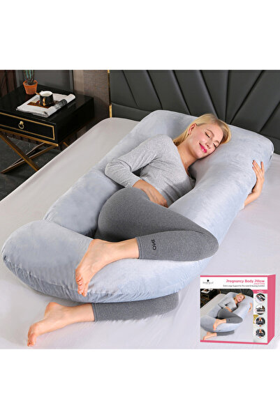 Donetella Pregnancy Pillow, 58 inches G-Shape Full Body Support