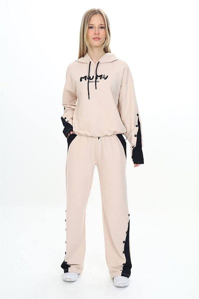 Jannock Κοριτσίστικη 100% βαμβακερή κουκούλα Oversize μακρυμάνικη φόρμα