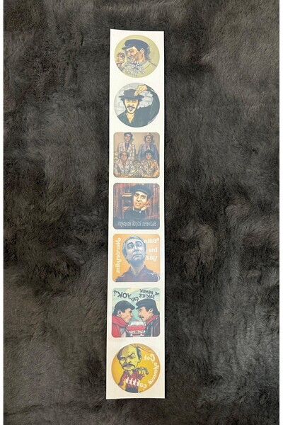 Genel Markalar Ön Cam Pulu Sticker Set 7'li Nostaljik Modeller 1
