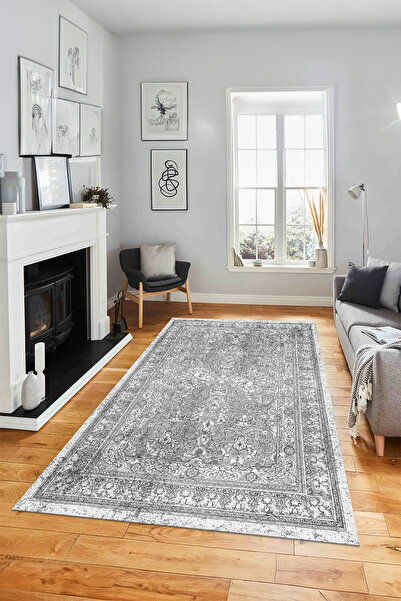 Viyana Home Dijital Baskılı Kaymaz Taban Etnik Klasik Modern Yıkanabilir Yoll...