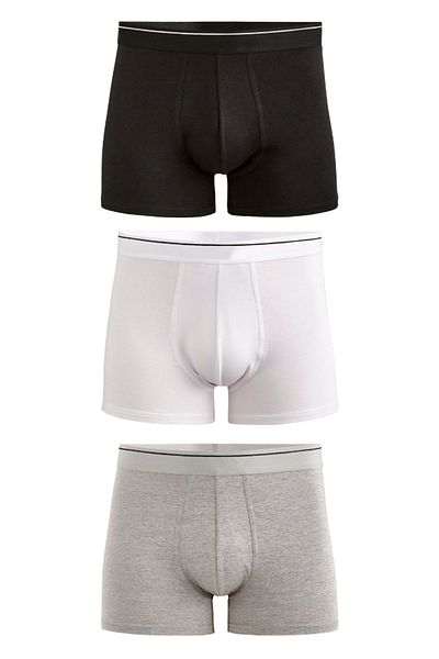 CENNETOĞLU Men's Lycra Cotton Boxers Pack of 3 with Special Hygienic Package