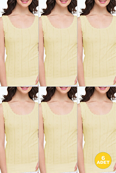 CNT Жіночий кольоровий майка з широкими бретелями, 6 штук в упаковці