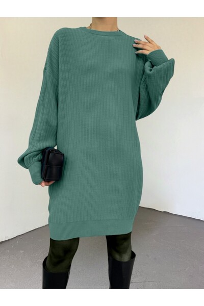 Modamorfo Велосипедна комір-стійка трикотажна туніка - Водопроникна зелена