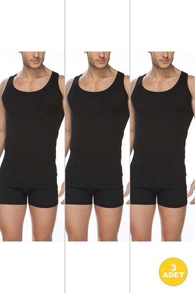 CNT Men's Premium Cotton Classic Rib Tank Top 3 Pack