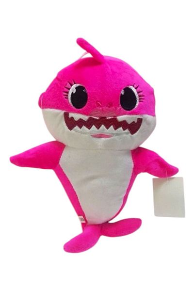 TRUST STORE 30 cm Plush Shark - Sleep & Playmate, Pink