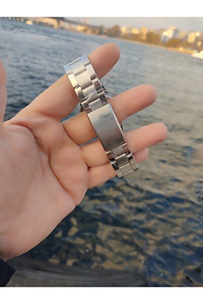 GOLDON Çelik kordon  vintage rakamlı l kol saati