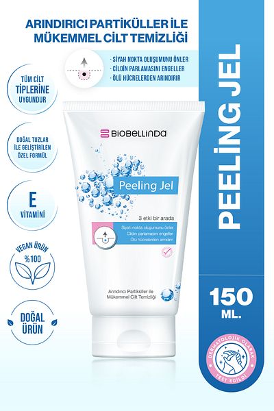 BioBellinda Peeling Gel 150 ml - Purifying and Blackhead Remover