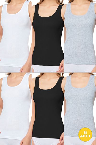 CNT Pachete de 6 paturi sportive cu curele late din bumbac și lycra pentru femei